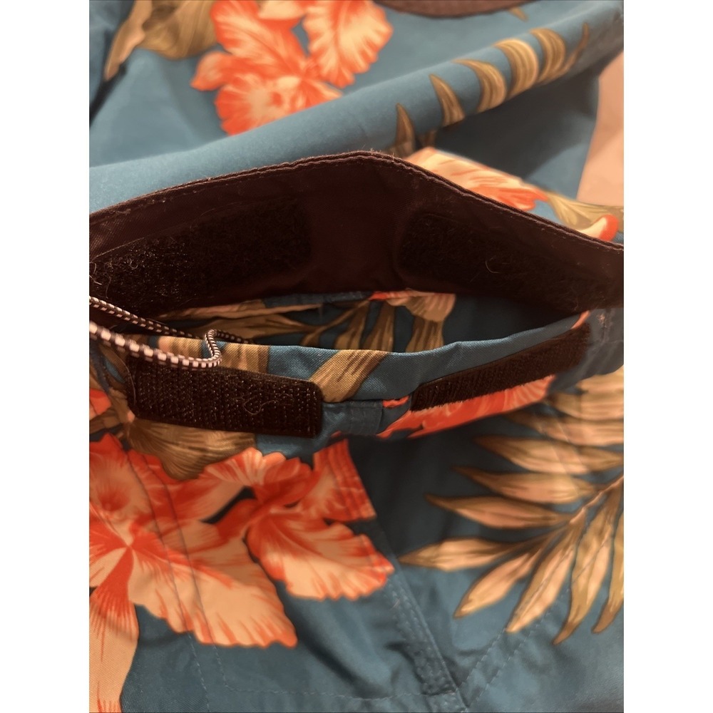 Rip curl Hawaiian Board Shorts Mens‎ Size 32 Blue Tropical Beach Swim Trunks - Picture 15 of 15